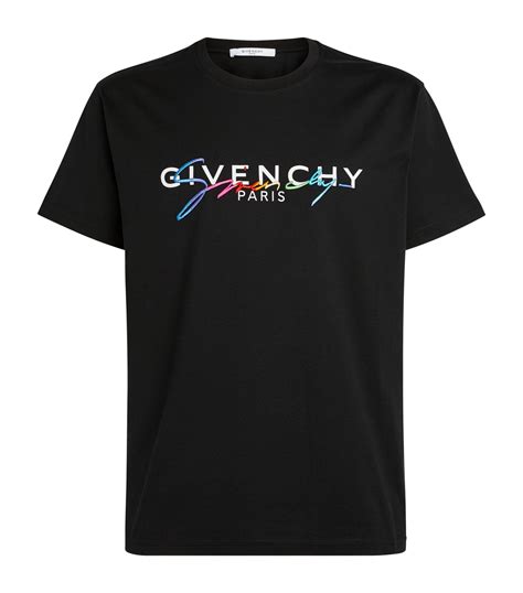 givenchy men's black t-shirt|givenchy t shirt euro.